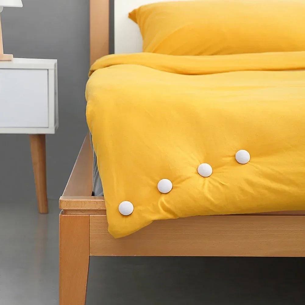 Mattresses Beach Towel Clips Frame Laundry Tongs for Bed Sheets Fixed Clothes Pegs Hanger Sets 4/8pcs Mattress Blanket Button