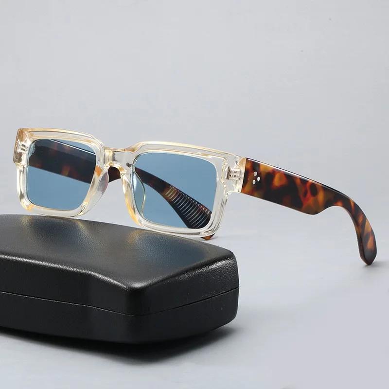 New Rectangle Sunglasses Women Men Elegant Brand Designer Classical Sun Glasses Female Male Square Frame Outdoor Eyewear