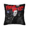 Friday 13Th Horror Movie Pillow Covers Printed Cushion Cover Decor Jason Voorhees Killer Pillow Case Cover Home Multi-Size