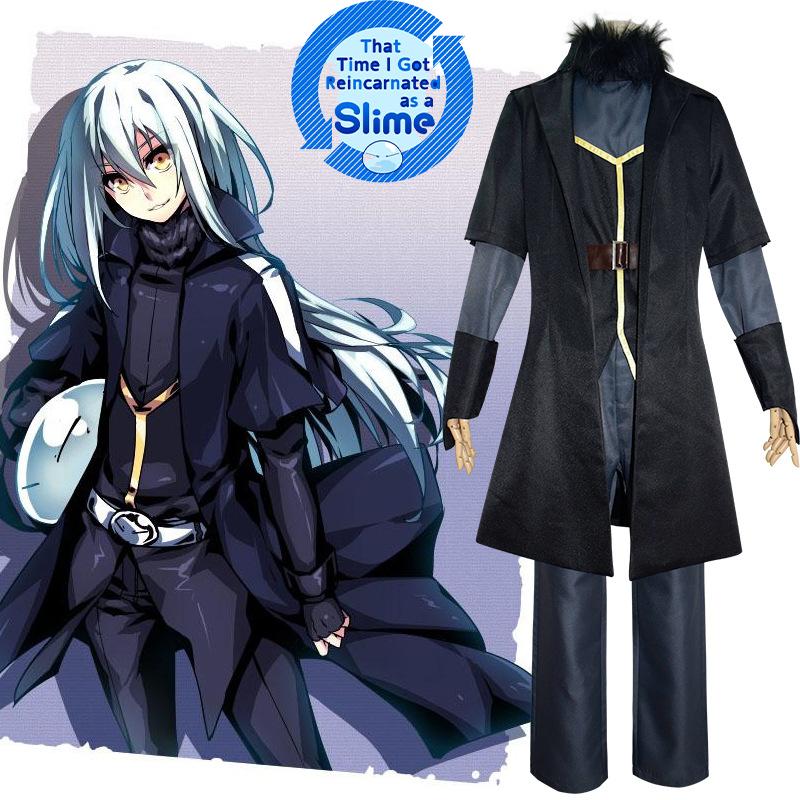 Regarding Reincarnated To Slime Rimuru Tempest Cosplay Coat Carnival Prop Party