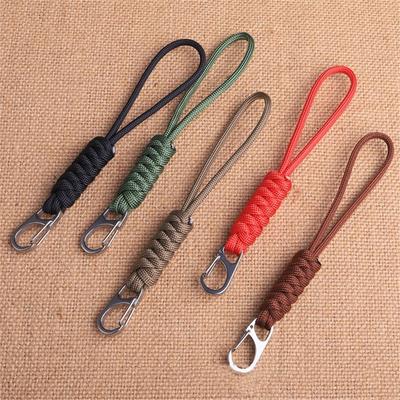 Snake Knot Paracord Keychain Handmade Braided Woven Keychain  Emergency Survival