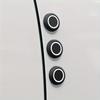 10pcs 3D Car Bumper Protector Dots Front & Rear Anti-Scratch, Anti-Collision Rubber Stickers for Vehicle Body Decoration Collision Avoidance