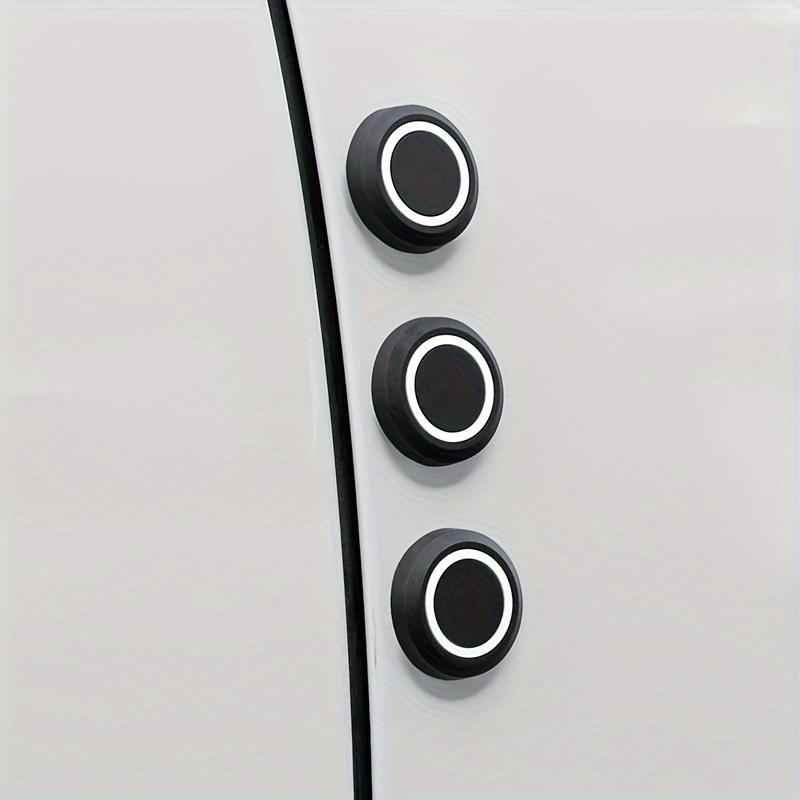 10pcs 3D Car Bumper Protector Dots Front & Rear Anti-Scratch, Anti-Collision Rubber Stickers for Vehicle Body Decoration Collision Avoidance