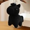 Creative Cartoon Pony Pendant Animal Steed Chinese New Year Gift Fluffy 11cm Zodiac Pony Figurine Home Decoration