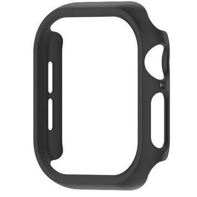 Película de Vidro Temperado com Capa para Apple Watch S10: Capa Protetora de PC de Meio Pacote Integrada