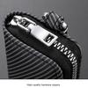 With Keyring Car Key Cover Twill PU Leather Zipper Key Case Simplicity Mini Car Key Bag  Men