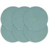 Placemats 6 Pcs Plain 38 Cm Round Cotton
