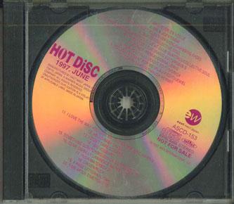 CD VARIOUS - Hot Disc 1997.june ASCD153 EAST WEST JAPAN 1997 Japan Rock Used