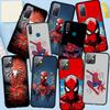 Phone Case for Samsung Galaxy S25 S24 S23 iPhone 16 15 Xiaomi Redmi Note 14 13 12 16E X 11 Pro Max OPPO Moto Huawei Marvel Comics Spider Man Spiderman