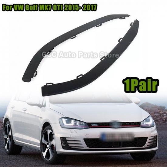 Front Lip Lower Spoiler For Volkswagen Golf MK7 GTI 2015-17 Air Deflector