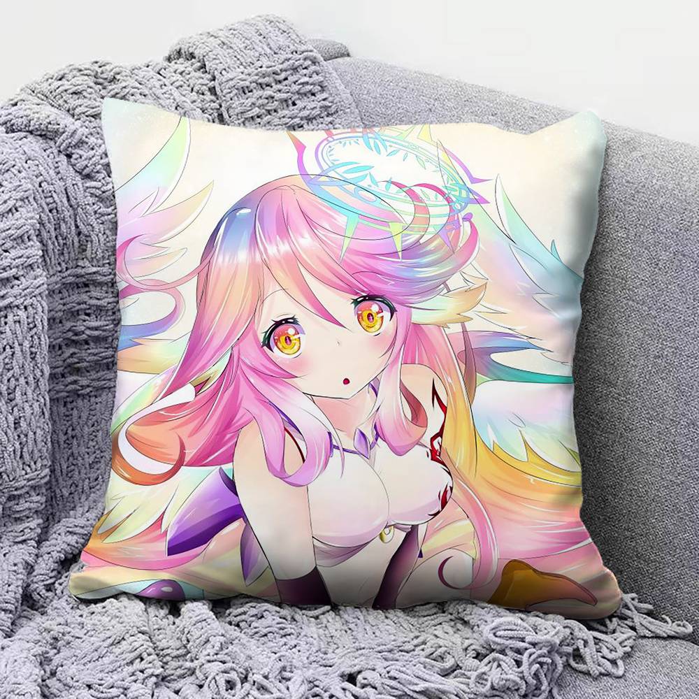 NGNL Jibril  No game no life  Pillow Covers Home Sofa Cushion Covers and Aecorative Custom