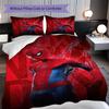 1PC Spider-Man pattern Bedding Quilt Set Quilt Cover Pillowcase Home Decoration Birthday Gift (1 * duvet cover + 2 * pillowcase, without core)