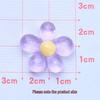 Ice-Clear Fine Glitter Flower Resin Fridge Magnet & DIY Phone Case Craft Supplies