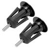 2PCS Bike Handlebar End Cap Bicycle Handlebar Plug for Mountain Bikes Road BikesBlack