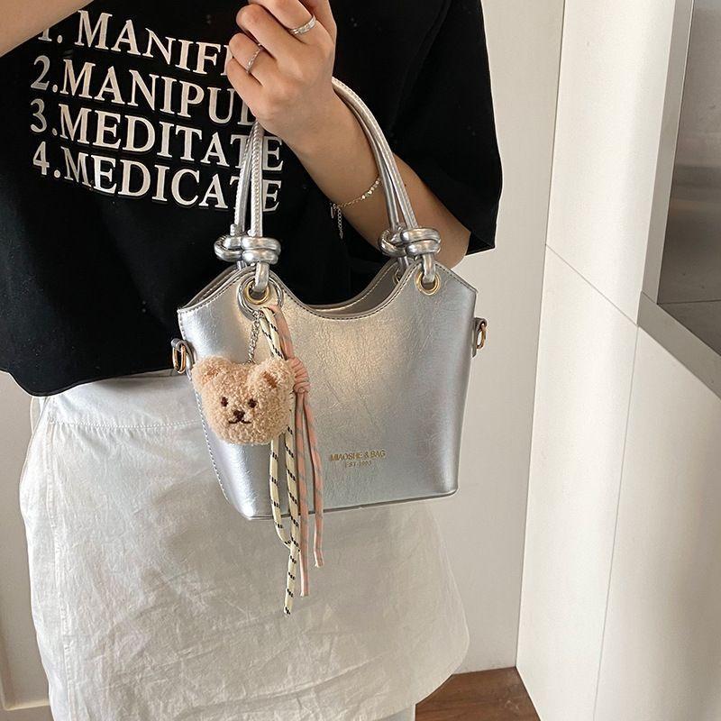 New simple small bag women's spring and summer versatile fashion messenger bag casual portable bucket bag