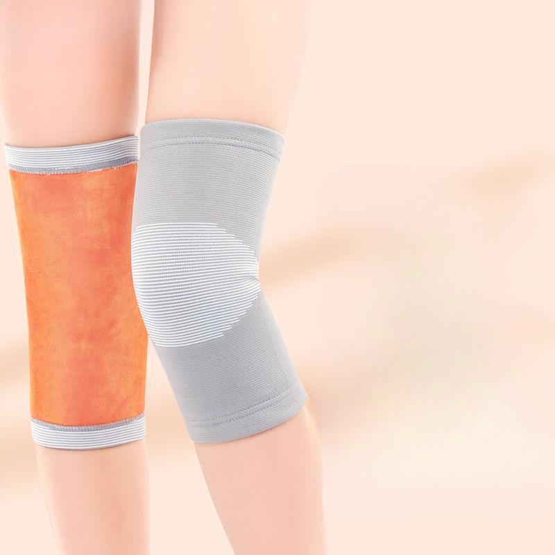 Thickened Fleece-Lined Knee Warmers Unisex Knee Joint Protection Winter Cold Resistance Leg Warmers for the Elderly