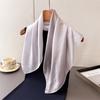 Gradual Change Simple Simulation Silk Printing Square Scarf Shawl Scarf High Sense Neck Small Square Scarf Headscarf Silk Scarf Women