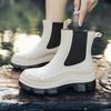 Fashion Women Rain Boots Outdoor Waterproof Rubber Boots Non Slip Thick Soled Rain Shoes Women's Garden Work Shoes Galoshes Botas Lluvia