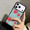 Capa Case for iPhone 17 Air 16 Pro Max 15 Plus 11 13 Mini 14 12 Back Phone Cover Red Lollipops