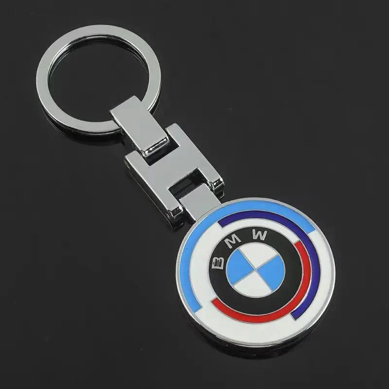 

3D Metal/Leather Car Logo Key Chain Keyring Auto Interiors Accessories For BMW M E46 E90 E60 F30 F10 X1 X2 X3 X5 X4 X6 X7 G30