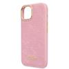 Guess Guhcp14Mhgcrhp Iphone 14 Plus / 15 Plus 6.7 Różowy/Pink Twarde Etui Kolekcja Croco
