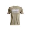 T Shirts Men's Khaki Gray Crew Neck Moderate Straight Fit 1329582-037
