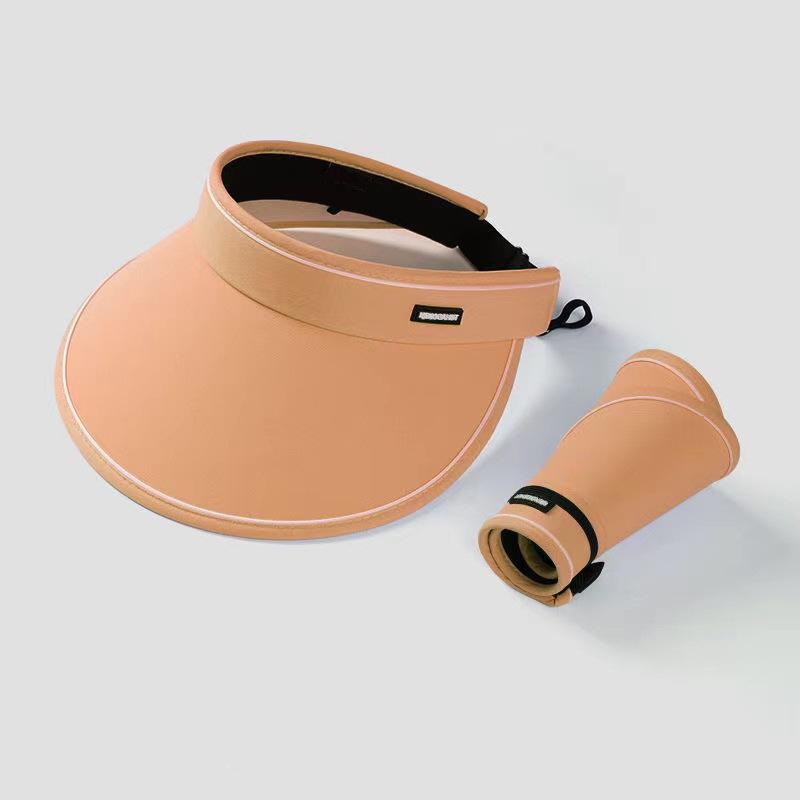 Ny solskjermhatt for kvinner Justerbar utendørs sammenleggbar sommersolhatt med stor rand