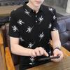 Männer Baumwolle Maple Leaf Print Polo Shirts Marke Neue Kurzarm Qualität Casual Business Polo T Shirts Sommer Männliche Kleidung