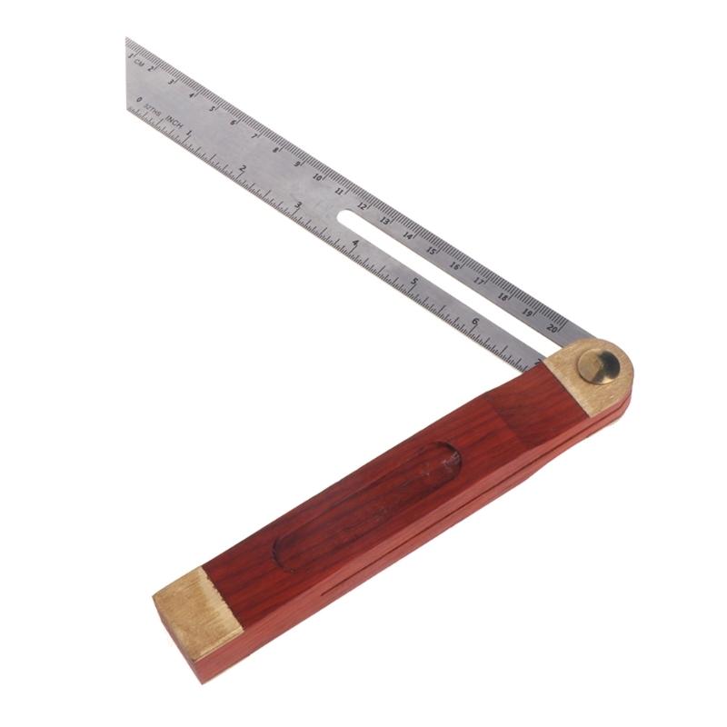 T-Bevel Guage Sliding Angles Rulers Protractors Multiple Angles Adjustable Gauges Measurement Tool Wood Handle Replacement