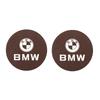 NNEJ4 2Pcs Car Coasters Carbon Fiber Cup Holder Mat For BMW Mini Cooper One JCW WORKS F54 F55 G30 G05 Car Interior Decorative Coasters