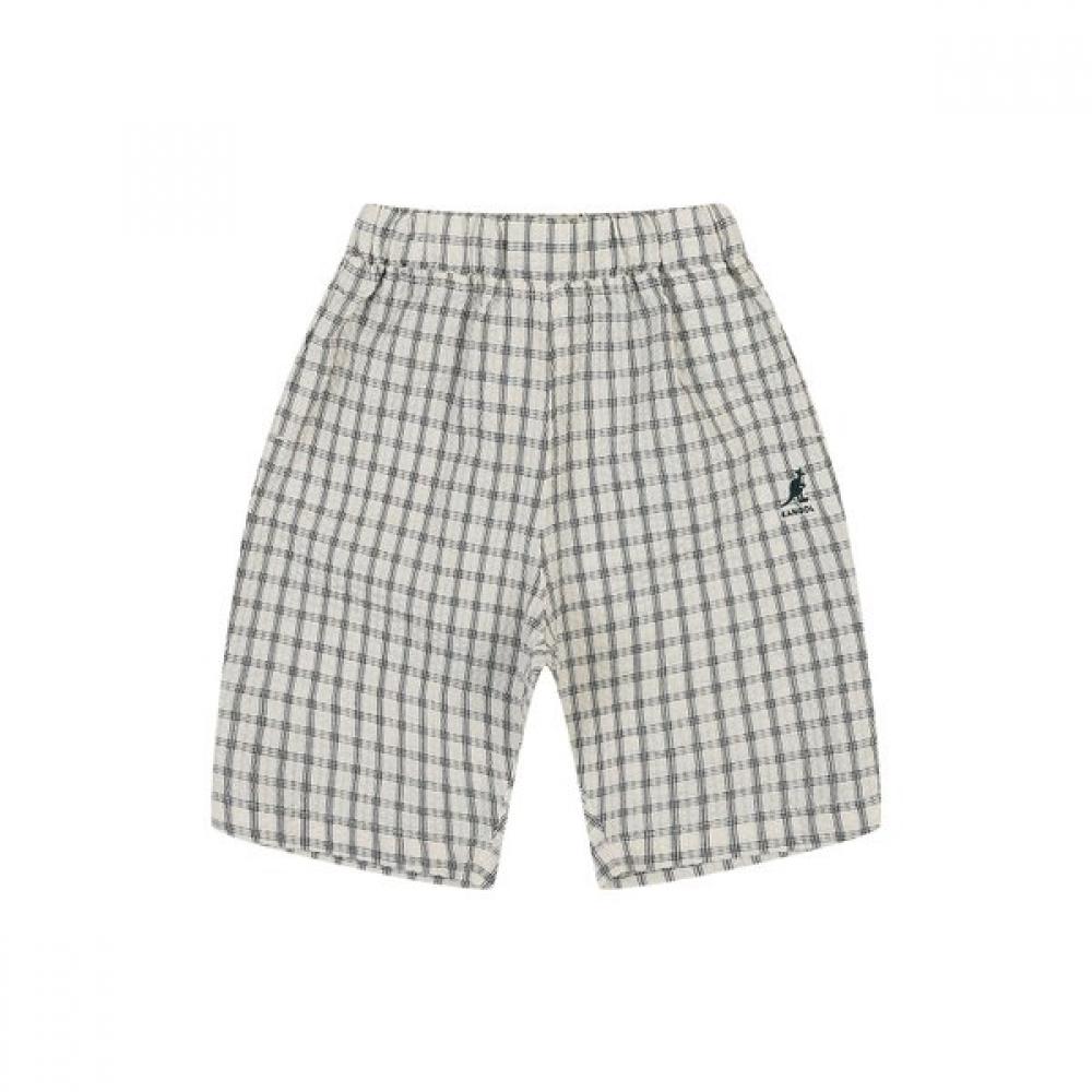 Kangol Детские укороченные брюки в клетку Черные  Sb 0d06 blacks/080