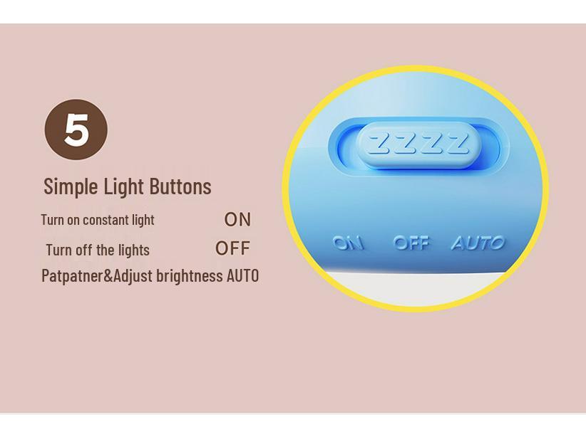 Cute Cat Night Light: Adjustable Soft Glow for Baby Feeding & Eye Protection