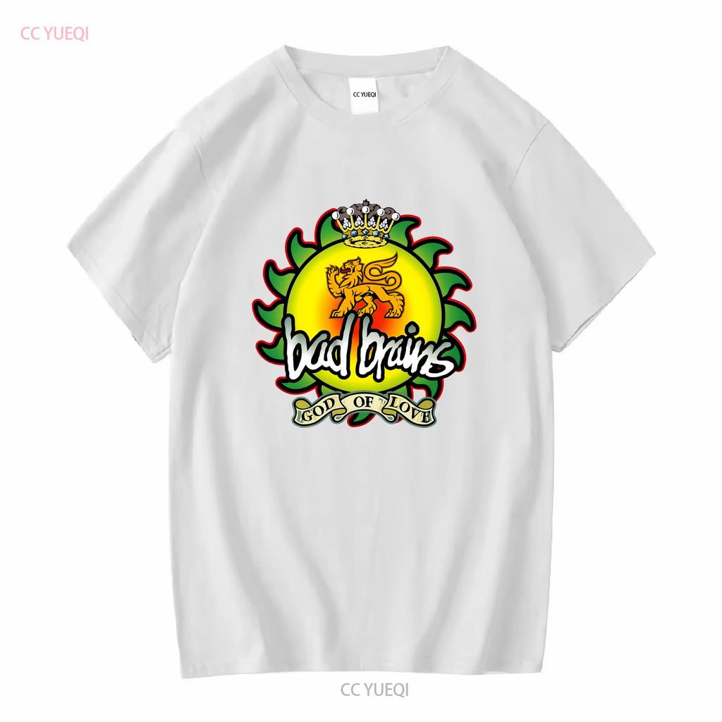 NEW Bad Brains God Of Love Black All Size T Shirt HE04 vintage Washed Unisex Slightly homme graphic streetwear Comfortable