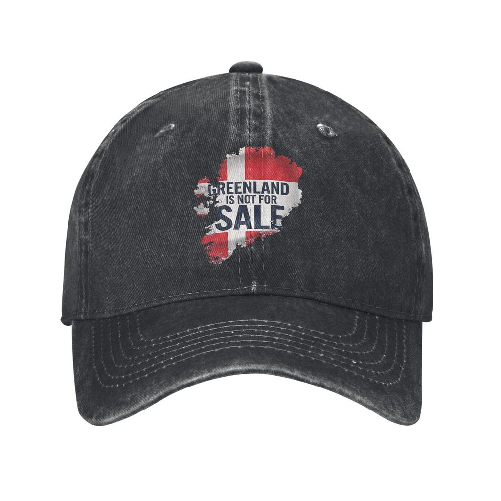 Greenland Is Not For Sale  Casual Baseball Cap  Outdoor Sport Hip Hop Hats Spring Sunscreen Unisex Women Fitted Retro Baseball Caps