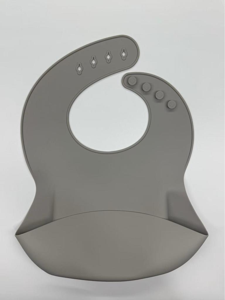 New Food-Grade Silicone 3D Bib: Waterproof & Oil-Proof for Children