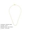 eManco Versatile Fashionable Solid Round Snake Chain Necklace