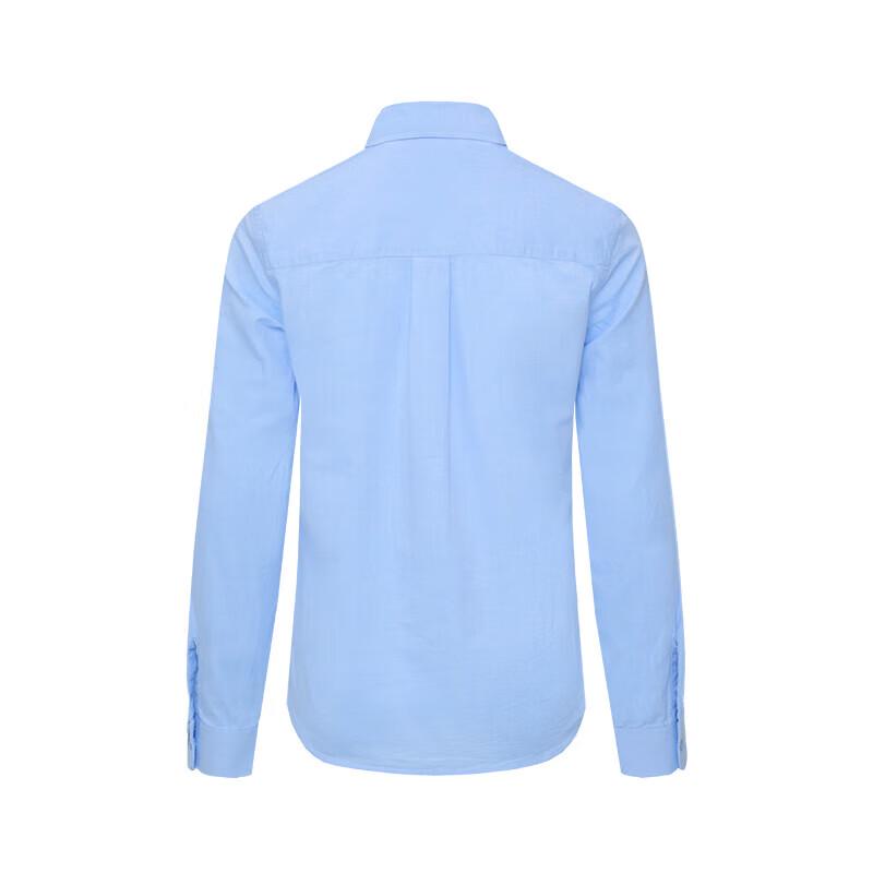 Navigare Women's 100% Cotton Solid Long-Sleeve Shirt