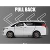 1/24 Toyota Alphard MPV Automodell Legierung Auto Druckguss Spielzeugautomodell Pull Back Kinderspielzeug Sammlerstücke Kostenloser Versand