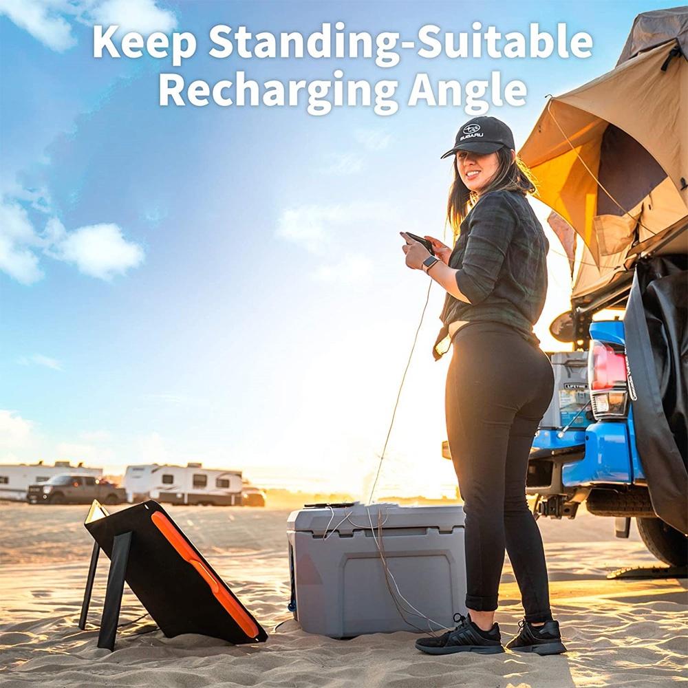 300W Protable Solar Panel Dual USB Foldable Outdoor Folding Solar Cells Power Battery Charger for RV Phone Car Camping