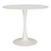 Skinny Premium Stone ROUND TABLE WHITE MARBLE