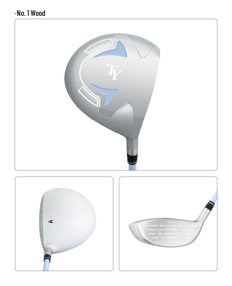 2026 Kids' Carbon Fiber Golf Club Set - 5 Clubs for Beginner Boys and Girls