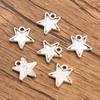 10pcs Hollow-out Pentagram Star Pendant Jewelry Pendant