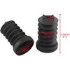 1Pair Rear Rubber Shock Absorber Fork Cover Boot for Harley Touring FLHR FLHT FLHX