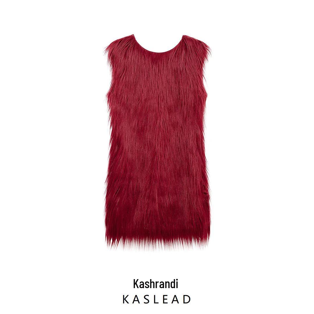 

2024 Winter Women s Faux Fur Dress - European & American Style Fashion Extra Small