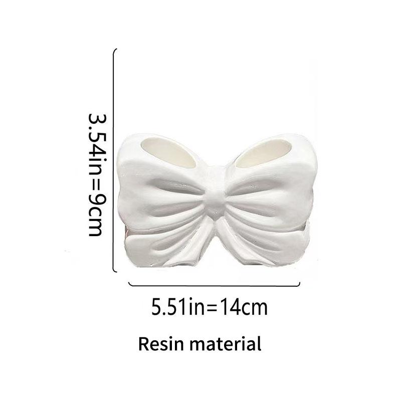 1pc Creative Bow Pen and Toothbrush Holder | Plastic, Freestanding, Ideal for Bedroom and Bathroom Decor, bathroom accessories