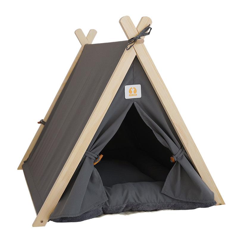 Husdjurstält boet Canopy Design Japansk och koreansk stil kabin kattsand Lyxmodeller för hundar och katter