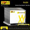 BAIGE Acrylic Desktop Sign Holder
