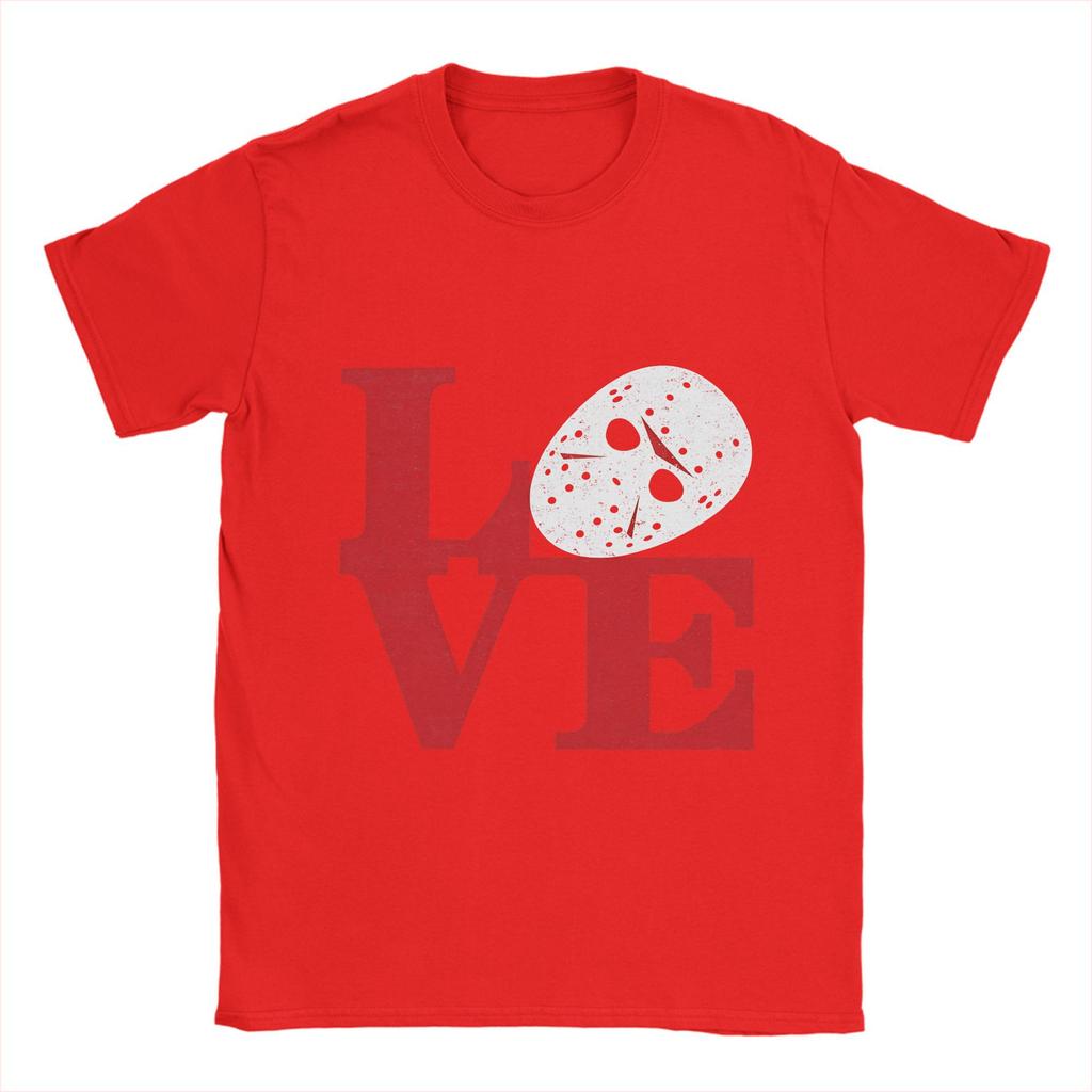 Fridays The 13ths Men's T Shirts  Vintage Tee Shirt Short Sleeve Round Collar T-Shirt Cotton Unique Clothes