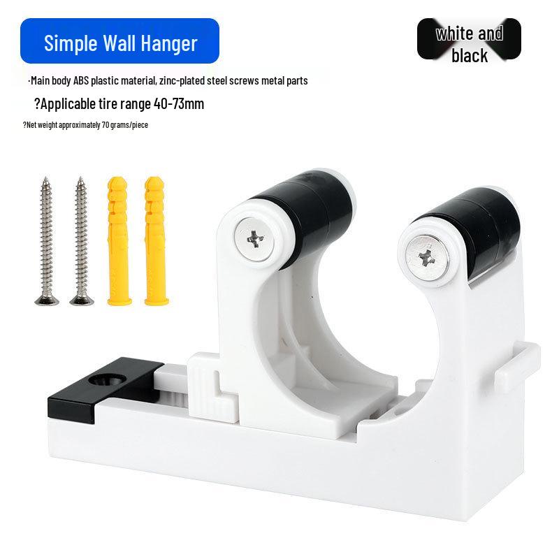 Adjustable Wall-Mounted Bike Parking Hook for Road & Mountain Bikes