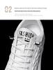 2024 Men's Breathable White Sneakers: Trendy Korean Casual Leather Shoes for Spring